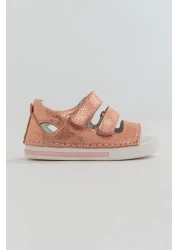 mnpc Unisex Children's Powder Leather First Step Shoes with Orthopedic Support