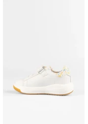 Vicco Pukky Lighted Baby Girl White Sneaker