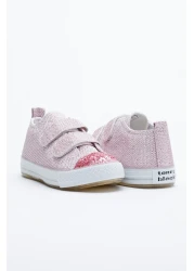 Tonny Black Children's Unisex Pink Luminous Velcro Sports Shoes Tb997