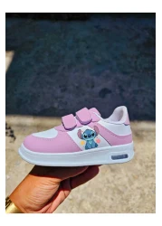 bhk desing Blue Lilok Printed Light Girl's Sports Shoes Sneaker