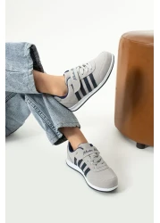 BOUIS حذاء رياضي للأطفال للجنسين - حذاء رياضي من الجلد الصناعي باللون الأزرق الداكن، برباط، فيلكرو فردي، مرن وخفيف الوزن