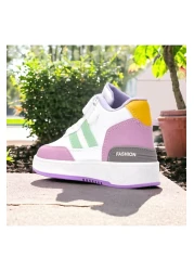 PATİK BEBE Girl's Basket Model Adhesive High-top Unisex Sports Shoes