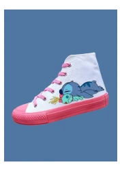 LİASSHOES حذاء رياضي بنعل وردي للفتيات مطبوع عليه Uyumuş liliom