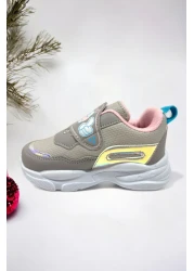 Ponchiq Memory Foam Based Lighted Baby Girl's Sports Sneakers