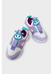 Liger Children's Airfile Light Sole Nursery Home School Baby Sneakers White - Lila