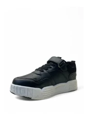 Cool Prax Orthopedic Lightweight Boy's Black Sneaker
