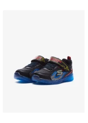 Skechers İllumi - Brights Little Boy's Black Lighted Sports Shoes 401523 N Bkrb