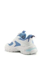 U.S. Polo Assn. حذاء رياضي للأولاد باللون الأبيض من TULLY JR 5FX