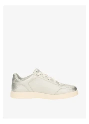 GAP Girls' Metallic Sneakers with Lace-Up Closure