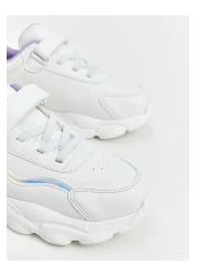 LC Waikiki Girls' Sneakers with Lace and Cirt Velcro - S5Gi96Z4