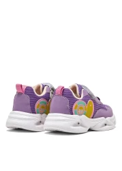 Tonny Black Kids Unisex Lilac Salmon Tonny Black Lighted Velcro Shoes