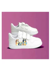 LİASSHOES Blue Puppy Printed Men's Sneakers