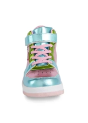Denokids Hologram Girls Pink Sneakers Sports Shoes