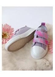 Hodore Toffy Lilac Lighted Kids Sneaker Shoes Orthopedic Sole