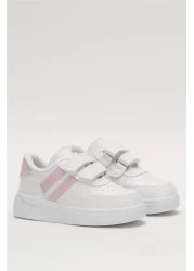 Liger Lighted Unisex Comfortable Lightweight Children's Sports Shoes White - Powder