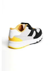 QBALVİN Daily Orthopedic Children's Sports Shoes Velcro Anatomical Flexible Sole Ergonomic Comfortable Sneakers