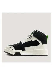 Cool Kids King Kids Velcro Ankle Sneakers - Black-Green - 31