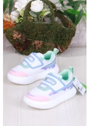 Vicco 346.P25Y.161 White Lilac Melodic Lighted Girl's Shoes