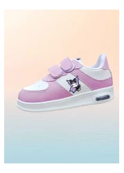 bhk desing حذاء رياضي بناتي مضاء بطباعة أرجوانية