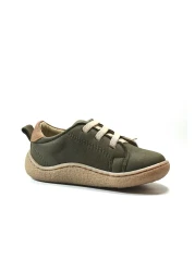 Onlo Ayakkabı Onlo Pafi504 Orthopedic Baby Boy Sneaker - Genuine Leather, Dark Khaki
