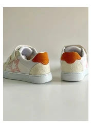 Merli&Rose حذاء رياضي للأطفال من Star Summer للجنسين، مزود بشريط فيلكرو، ونعل خفيف الوزن وجيد التهوية