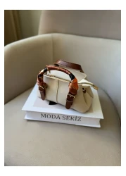 Moda Sekiz Women's Mini Crossbody Hand and Shoulder Bag with Shawl Accessory