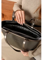 Just Polo حقيبة كتف و يد نسائية مكونة من 3 أقسام