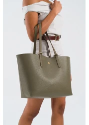 U.S. Polo Assn. حقيبة كتف نسائية كاكي Us25197