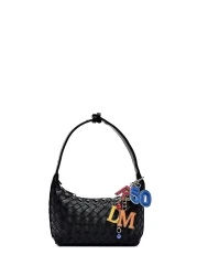 Derimod Women's Black Accessory Knitted Mini Shoulder Bag 25Sbd292329