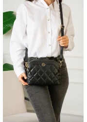 Sanmorris Women's Adjustable Crossbody 4 Compartment Shoulder and Crossbody Bag