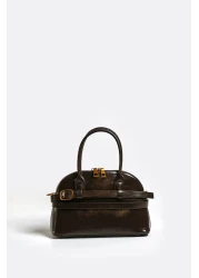 Çantacımstore Women's Mini City Belted Brown Costume 050325