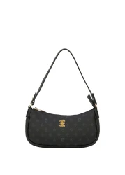 Pierre Cardin Black Monogram Women's Shoulder Bag 05PO22K1705