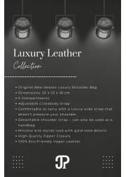 Just Polo Original Women's Cylinder Sports Model Quilted Large Volume Cross Strap Large Size Stylish Shoulder Bag