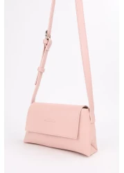 NOTHING Mini Baguette - Cross Adjustable Belt, Strap Hand and Shoulder Bag, Powder