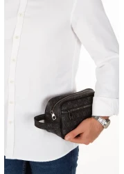 Adelina Bags Patterned Portfolio Travel Handbag and Mechanical Wallet Set