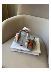 Moda Sekiz Women's Mini Crossbody Hand and Shoulder Bag with Shawl Accessory