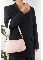 Cosser Farme Monogram Baguette and Crossbody Women's Pink Shoulder Bag