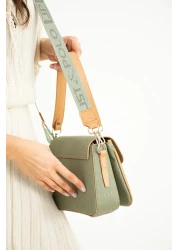 Just Polo New Season Green Women's Shoulder Bag and Wallet Combination 4 Compartment Pbu 217402