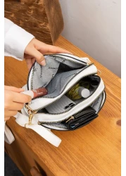 Sanmorris Women's Adjustable Crossbody 4 Compartment Shoulder and Crossbody Bag