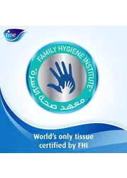مناديل فاين للوجه بيضاء معقمة 2 طبقة 200 ورقة