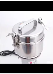 200g Electric Grain Grinder High Speed 50-300 Mesh 1200W Corn Herb Spice Powder Machine