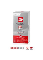 Illy Classico Classic Roast Espresso Ground Coffee 10 Capsules