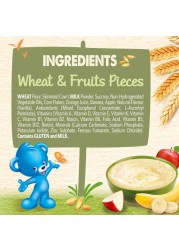 Nestle Cerelac Infant Cereal, Wheat and Fruits Pieces, from 8 Months, 400g