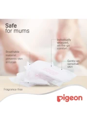 بيدجون وسادات صدر بتصميم قرص العسل 16592 36 قطعة - أبيض-