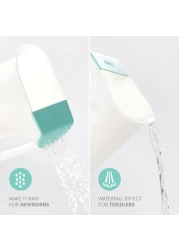 Frida Baby Control The Flow Bath Rinse Cup Rinser Cup to Wash Hair Body Rinser Cup for Bath Time with Easy Grip Handle Removable Rain Shower