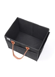 Little Story Diaper Caddy + Pouch - Medium - Black