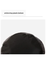 Mei Lifestyle Cat &amp; Dog Pet Bed With Cute Design And Flower Shape Comfortable Plush Ultra Soft Cushion Self Warming Pet Bed Made With Fleece Faux Fux With Waterproof Bottom (Diamater 60cm)