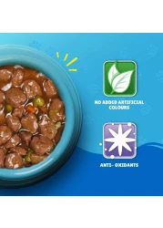 Purina Friskies Salmon, Tuna and Vegetables in Gravy Wet Cat Food, 400g