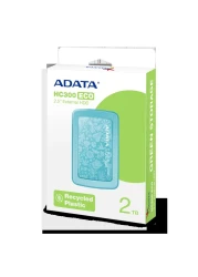 محرك أقراص ثابتة خارجي فائق النحافة وصديق للبيئة HD300 سعة 2 تيرابايت متوافق مع PS5 XBOX حماية مستشعر الصدمات أخضر