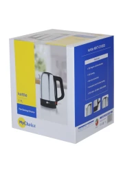 MyChoice Stainless Steel Electric Kettle MKT-318SS Silver and Black 1.7L